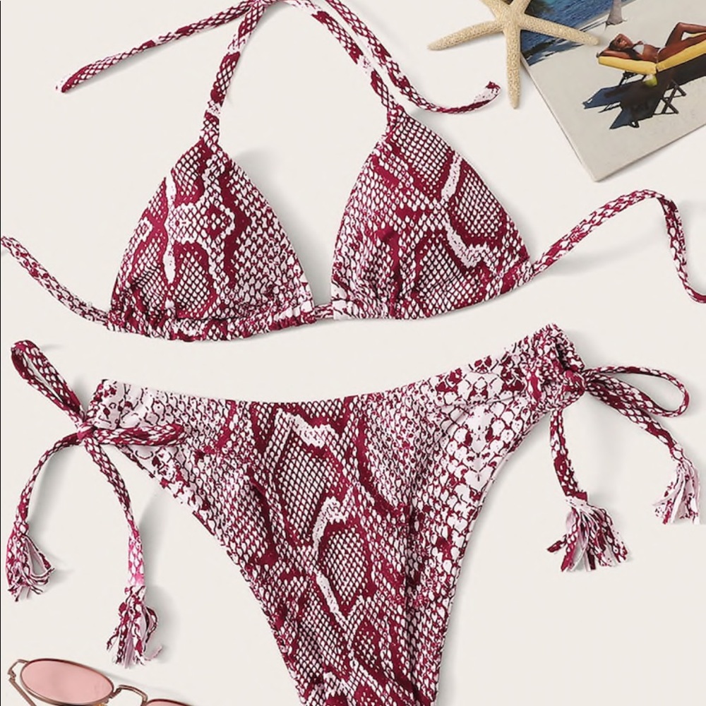 Snakeskin Bikini Swimsuit